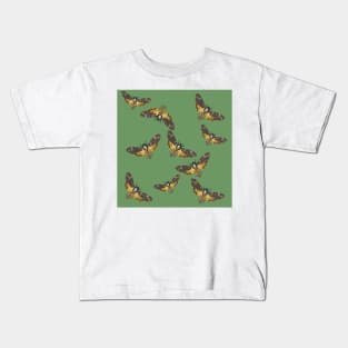 Death's Head Moths Sage Kids T-Shirt